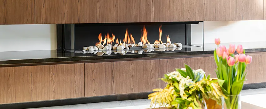 Double-height Fireplace Design Refurbishment in Batavia, Illinois