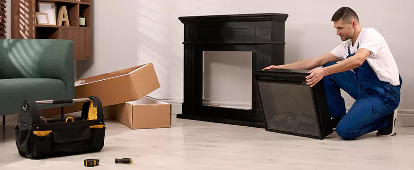 Old Rusted Metal Fireplace Repair And Replacement in Batavia, IL