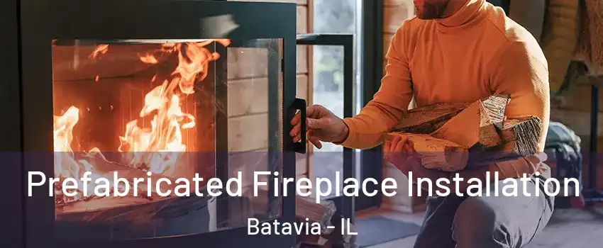  Prefabricated Fireplace Installation Batavia - IL